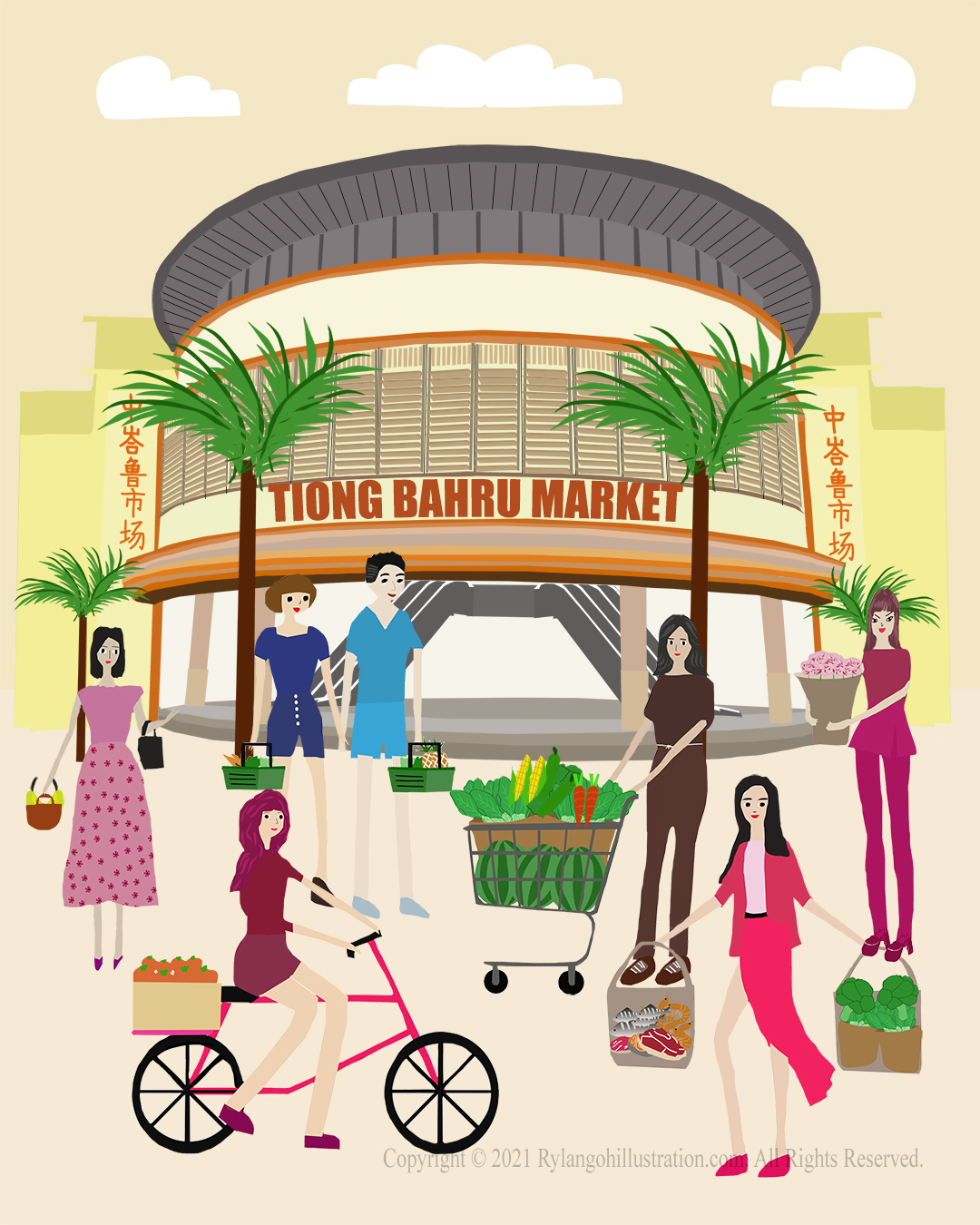 lets go Tiong Bahru market