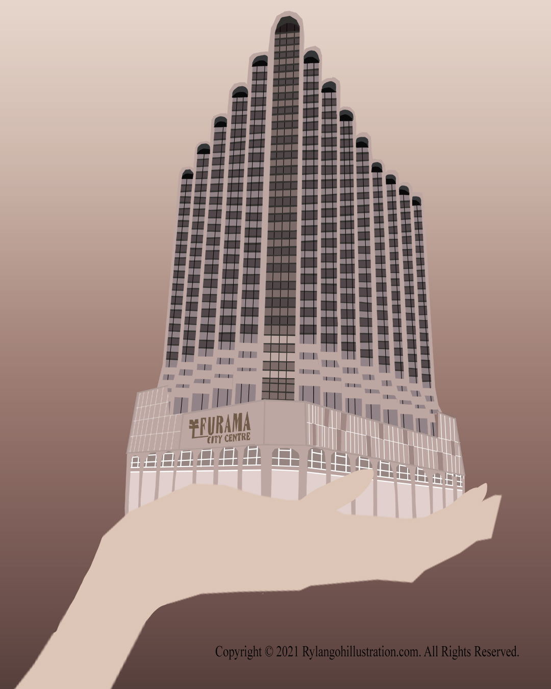 meet furama city centre hand art
