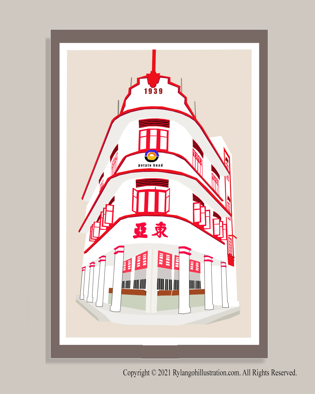 potato head singapore art print